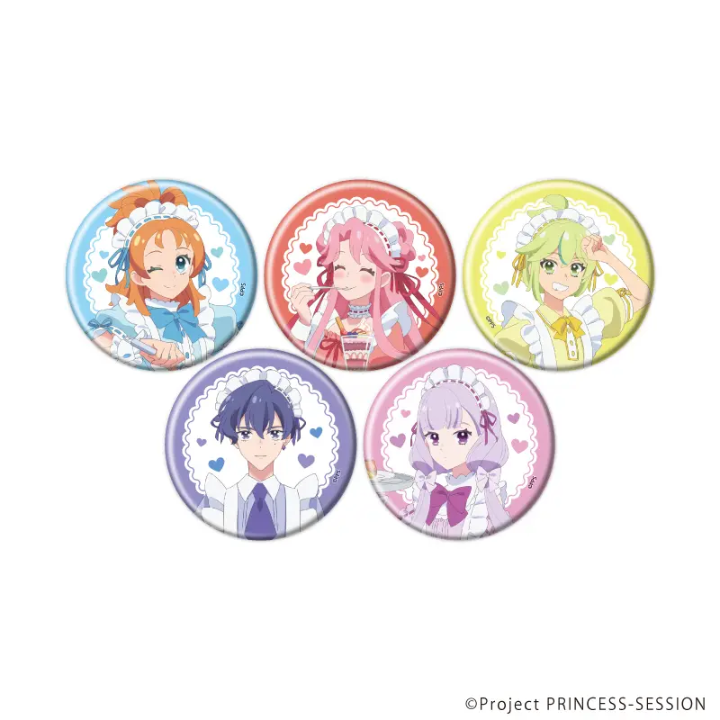 缶バッジ「プリンセッション・オーケストラ」06/ブラインド(5種)(描き