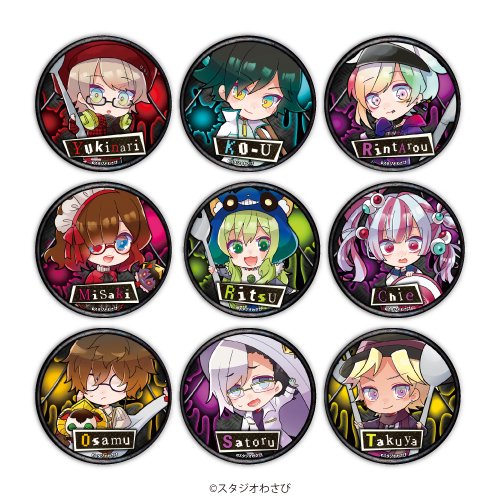 缶バッジ「狼ゲーム」03/コンプリートBOX(全9種)(フォトきゃら