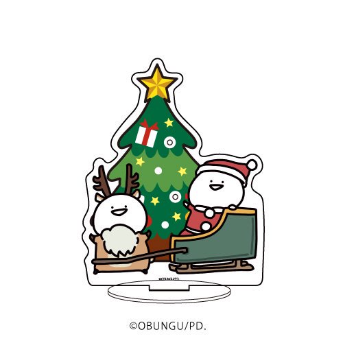 キャラアクリルフィギュア「お文具といっしょ」01/クリスマスver