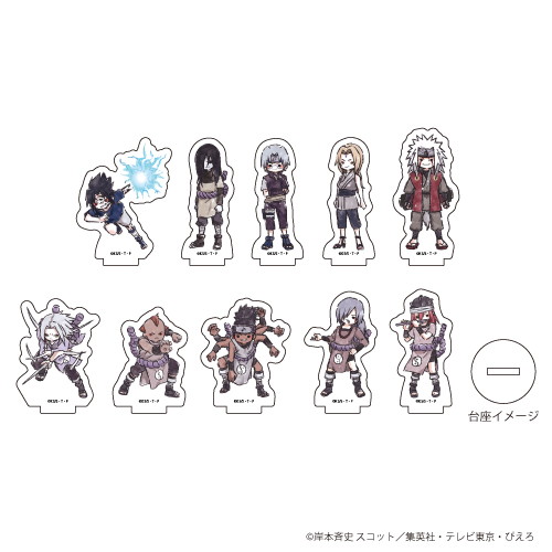 アクリルぷちスタンド「NARUTO－ナルト－」04/コンプリートBOX(全10種