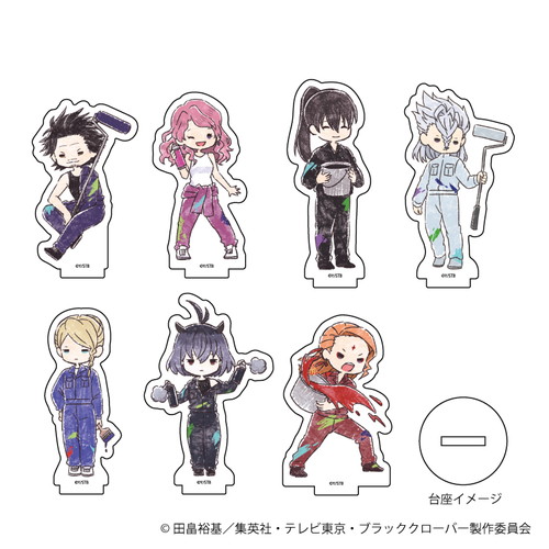 アクリルぷちスタンド「ブラッククローバー」04/つなぎver. ブラインド