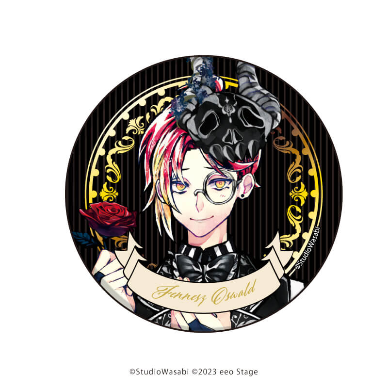 缶バッジ「悪魔執事と黒い猫」10/黒のお茶会ver. 【BOX02】 ブラインド