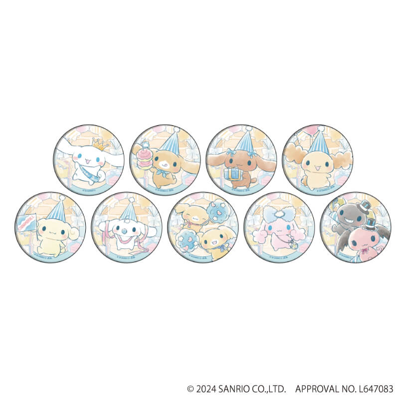 缶バッジ「シナモロール」03/コンプリートBOX(全9種)(グラフアート