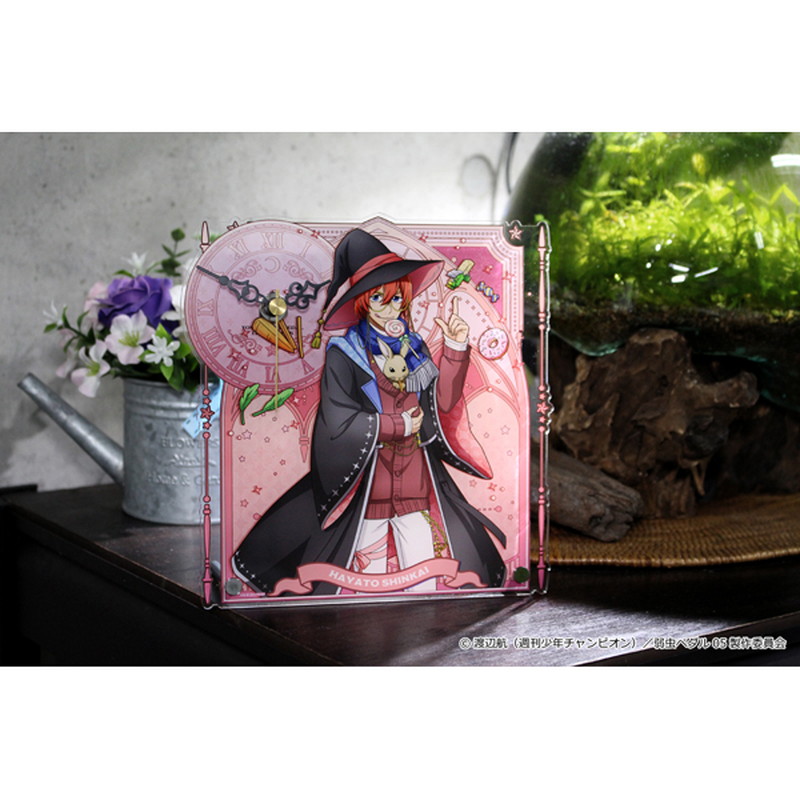 弱虫ペダル LIMIT BREAK 描き下ろしアクリル置時計 魔法学園ver.【新開