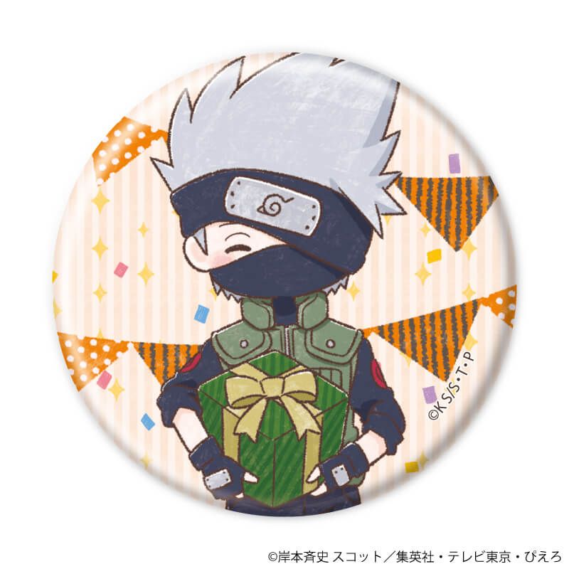 ナルト疾風伝 ぴえろ40周年記念缶バッジ 10種コンプリートセット