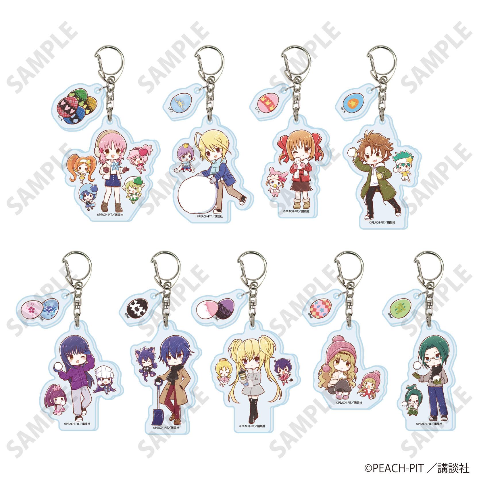 ホログラム缶バッジ(65mm)「しゅごキャラ！」05/冬ver. コンプリート