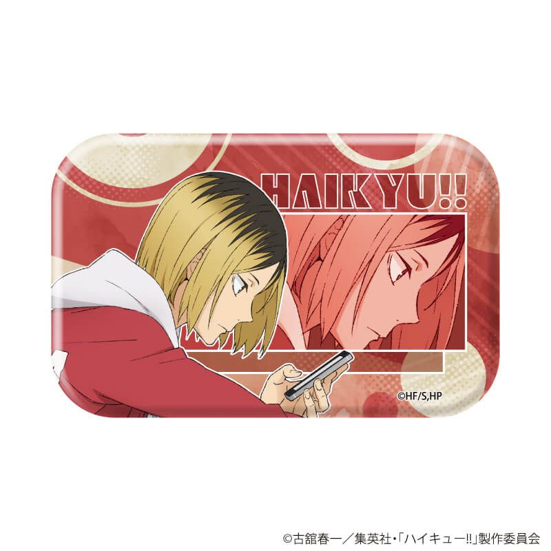 スクエア缶バッジ「ハイキュー!!」01/コンプリートBOX(全10種)(描き