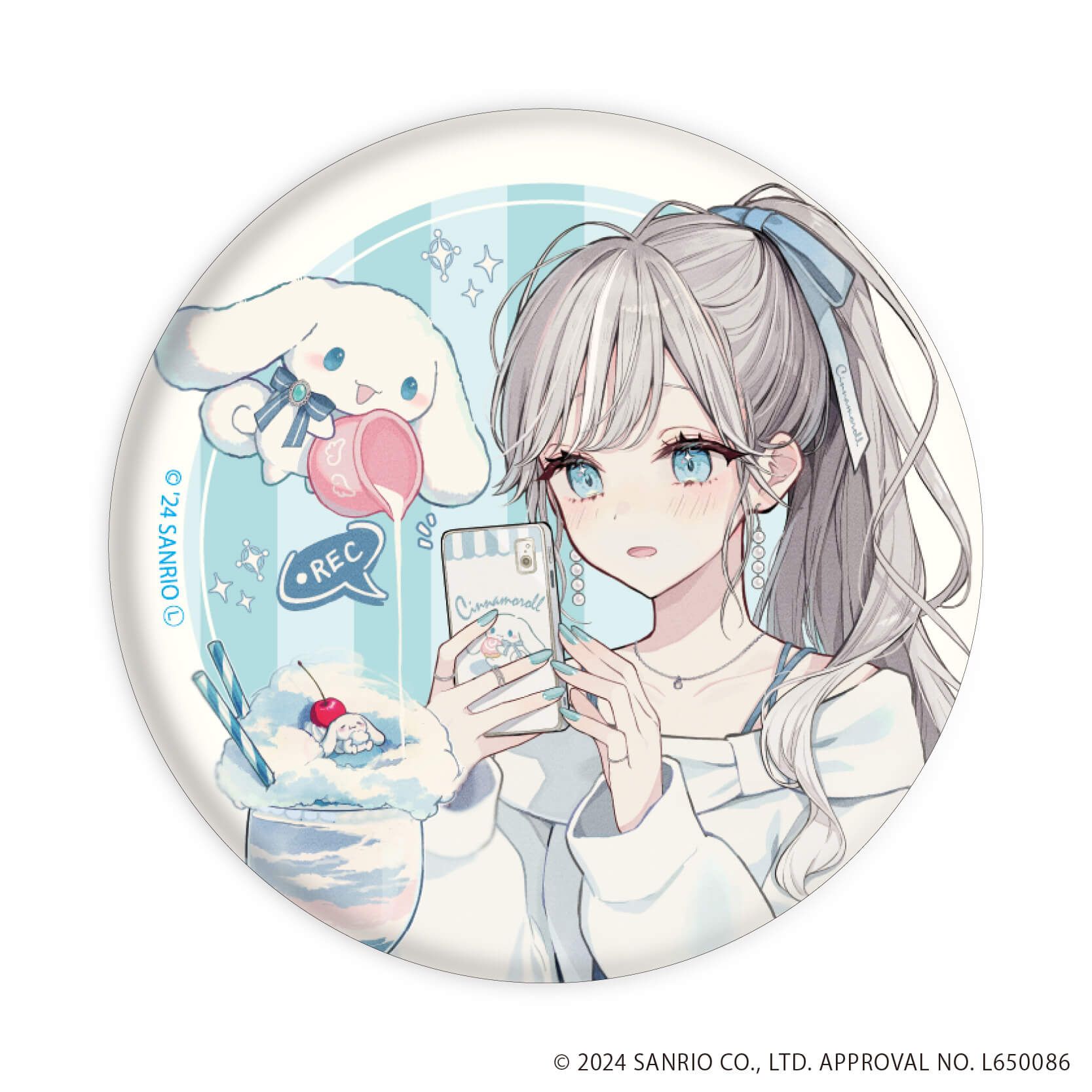 缶バッジ「赤倉×サンリオキャラクターズ」03/ブラインド(6種)(コラボ