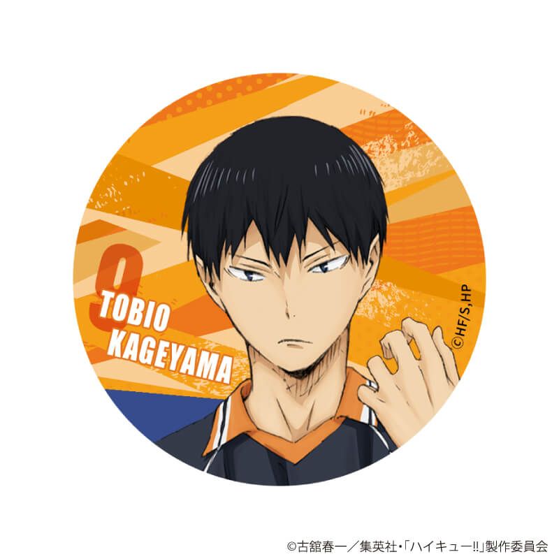 トレーディング缶バッジ(レア入り)「ハイキュー!!」01/1BOX10個入り
