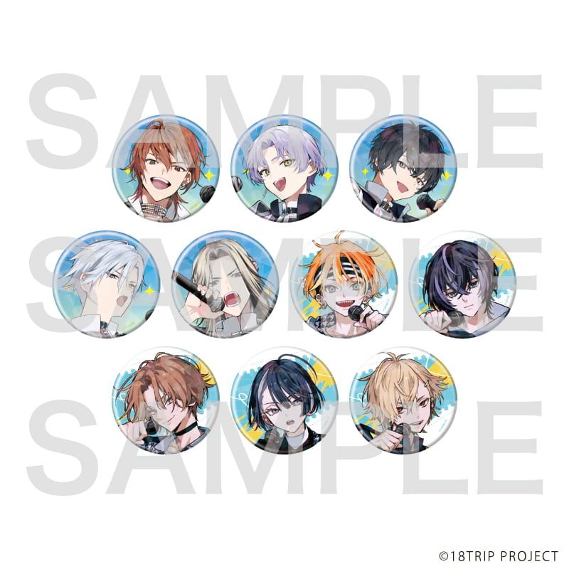 夏焼千弥 8個 エイトリ 18trip オーロラキャラバッジコレクション あ