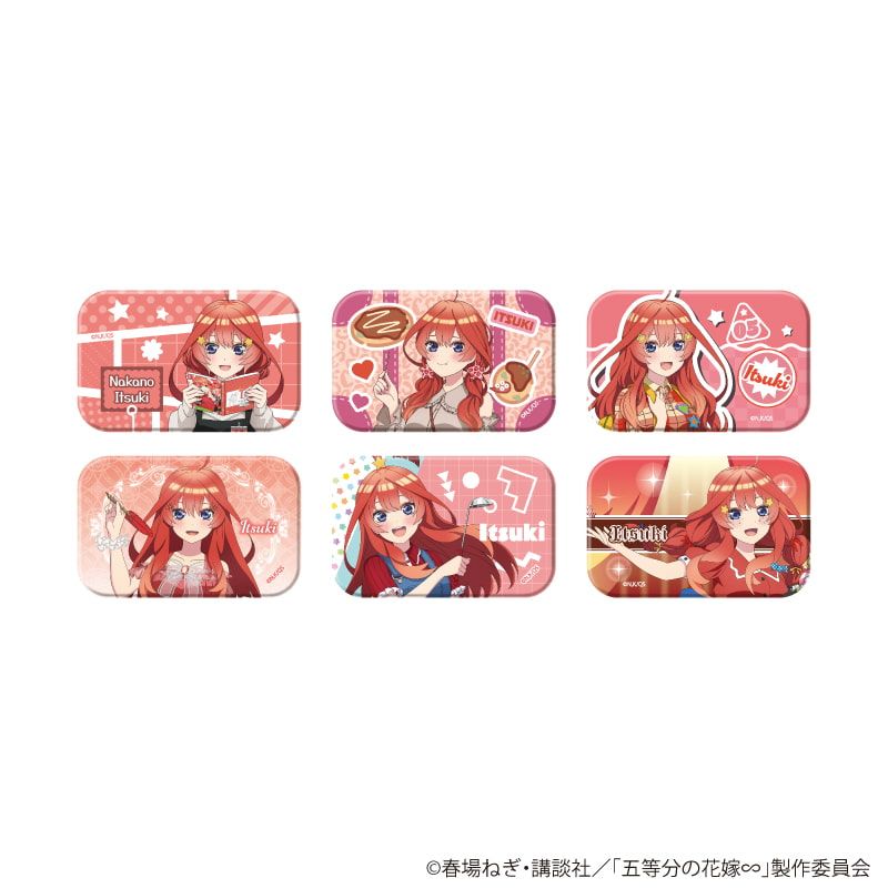 スクエア缶バッジ「五等分の花嫁∽」06/五月ver. コンプリートBOX(全6