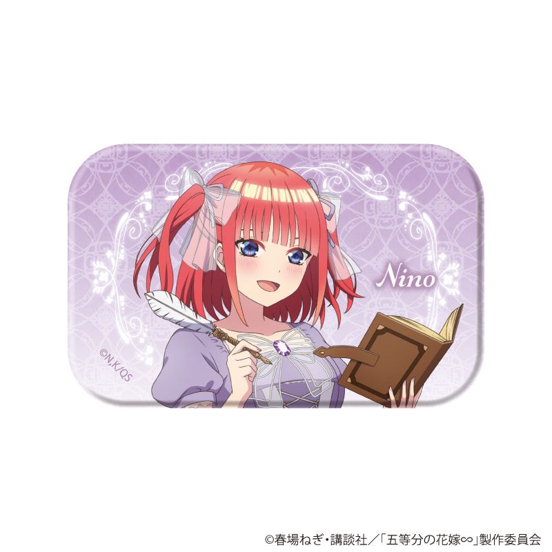 スクエア缶バッジ「五等分の花嫁∽」03/二乃ver. コンプリートBOX(全6
