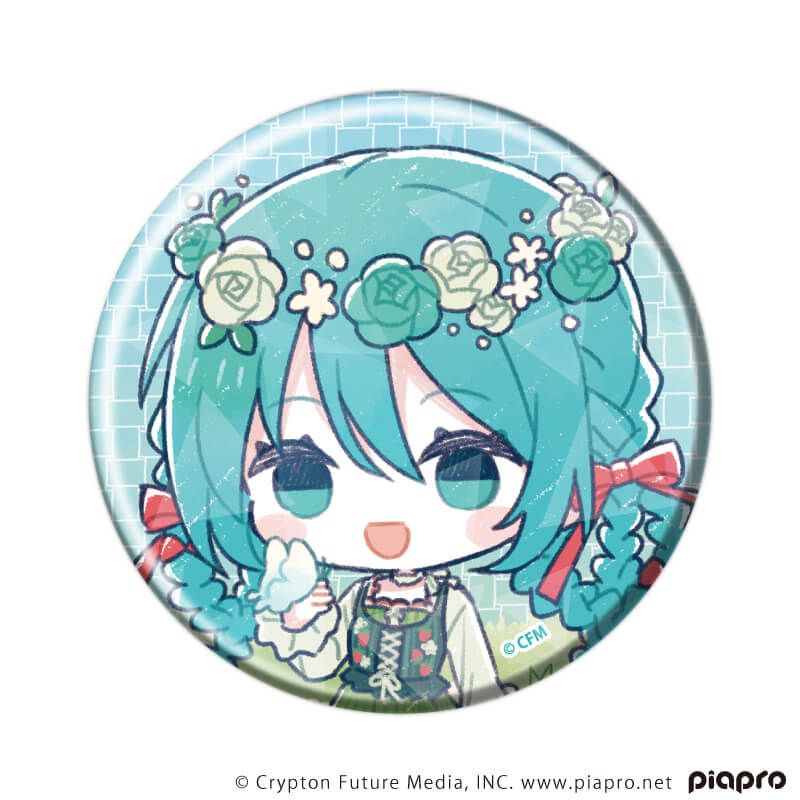 ホログラム缶バッジ(57mm)「ピアプロキャラクターズ」02/ピクニックver