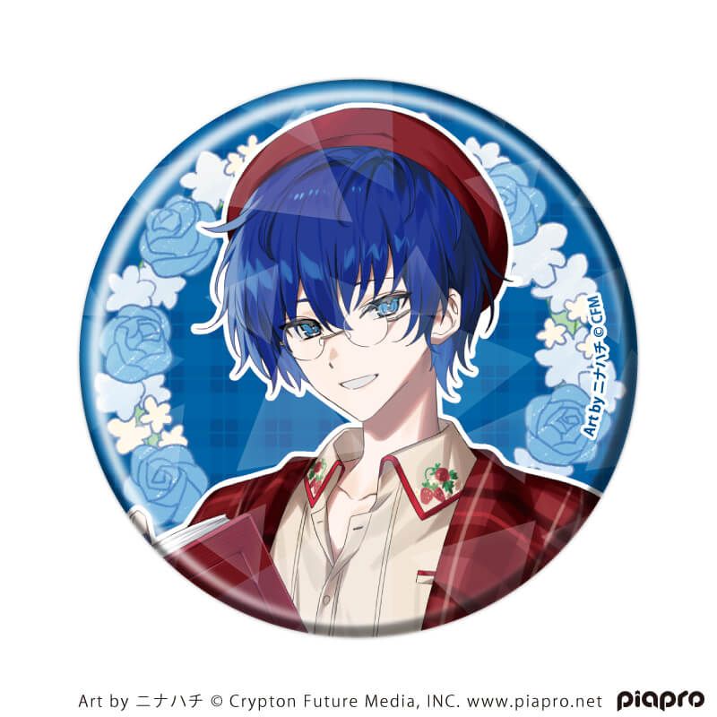 ホログラム缶バッジ(57mm)「ピアプロキャラクターズ」02/ピクニックver