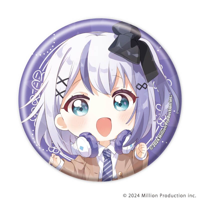ホログラム缶バッジ(57mm)「Million Production」02/制服風衣装ver