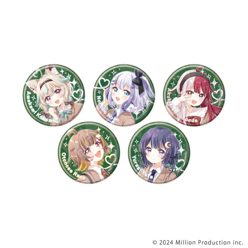 ホログラム缶バッジ(57mm)「Million Production」02/制服風衣装ver