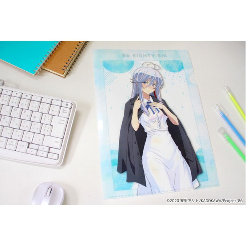 86―エイティシックス― 描き下ろしクリアファイル【レーナ】雨宿り