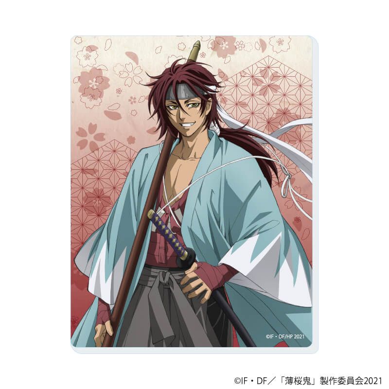 アクリルカード「TVアニメ『薄桜鬼』」01/コンプリートBOX(全5種)(描き