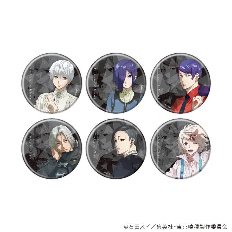 ホログラム缶バッジ(57mm)「東京喰種」01/コンプリートBOX(全6種)(描き
