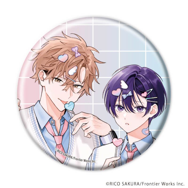 缶バッジ「ストロベリーキス・メルト」01/コンプリートセット(全6種