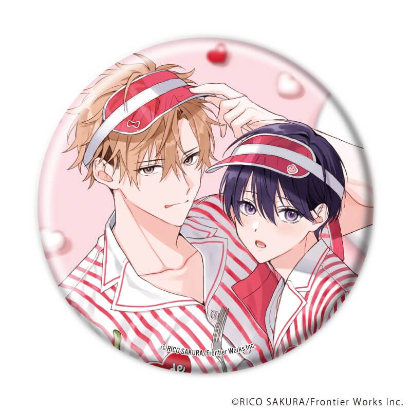 缶バッジ「ストロベリーキス・メルト」01/コンプリートセット(全6種