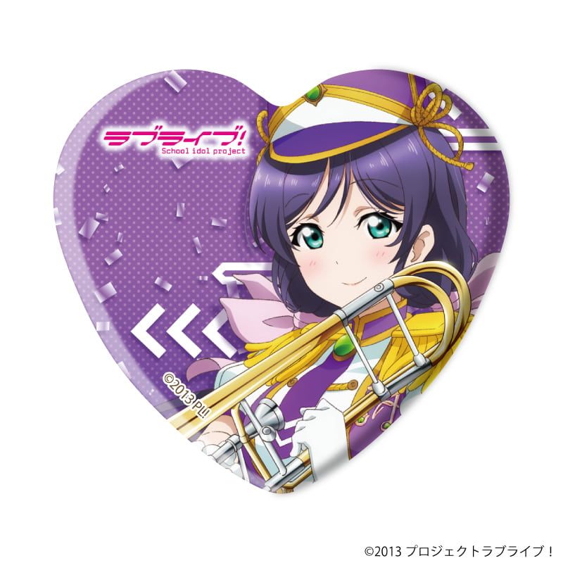 ハート型缶バッジ「ラブライブ！」01/パレードver. コンプリートセット