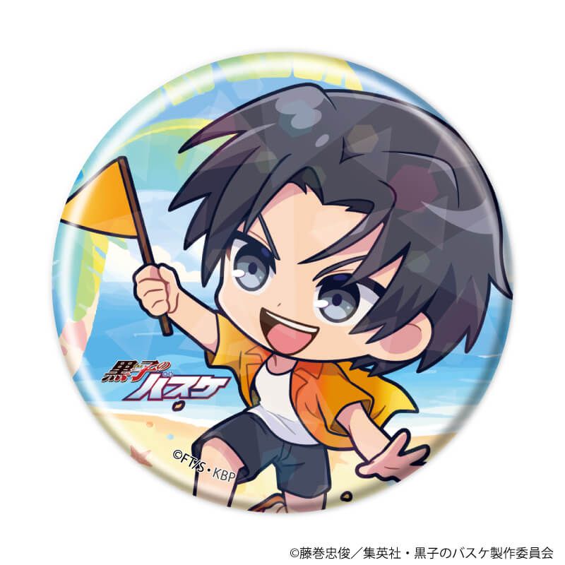ホログラム缶バッジ(57mm)「黒子のバスケ」01/アロハver. コンプリート