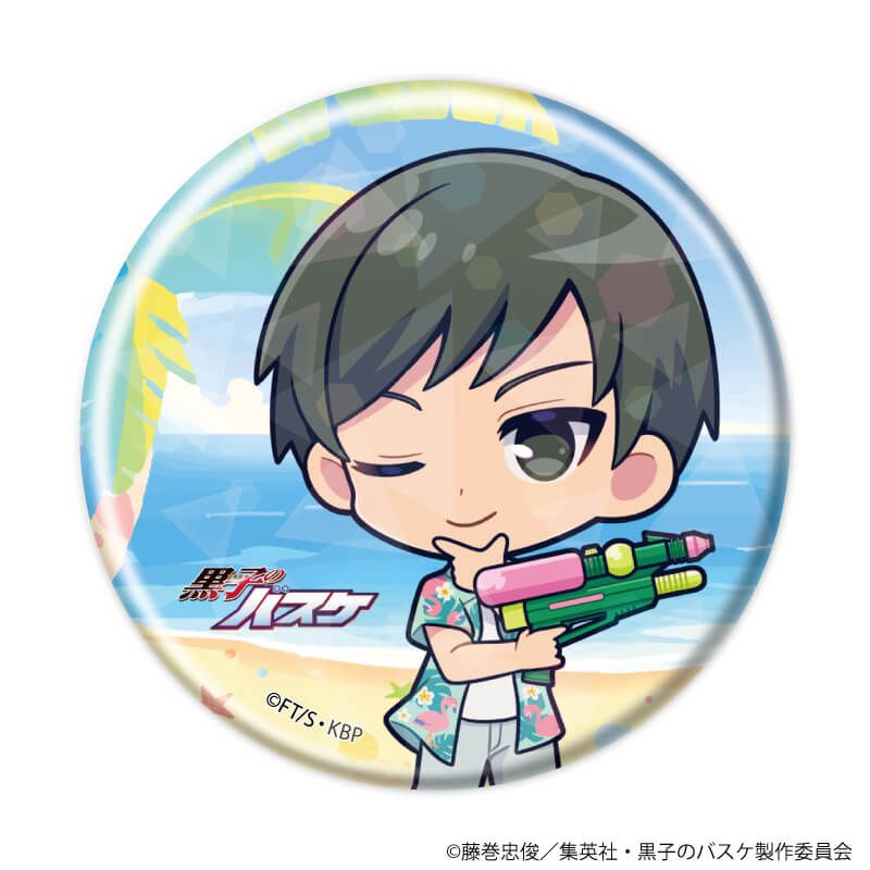 ホログラム缶バッジ(57mm)「黒子のバスケ」01/アロハver. コンプリート