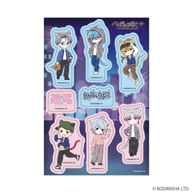 PETANTシール「ハンドレッドノート」01/ホークアイズ＆スワロウテイル