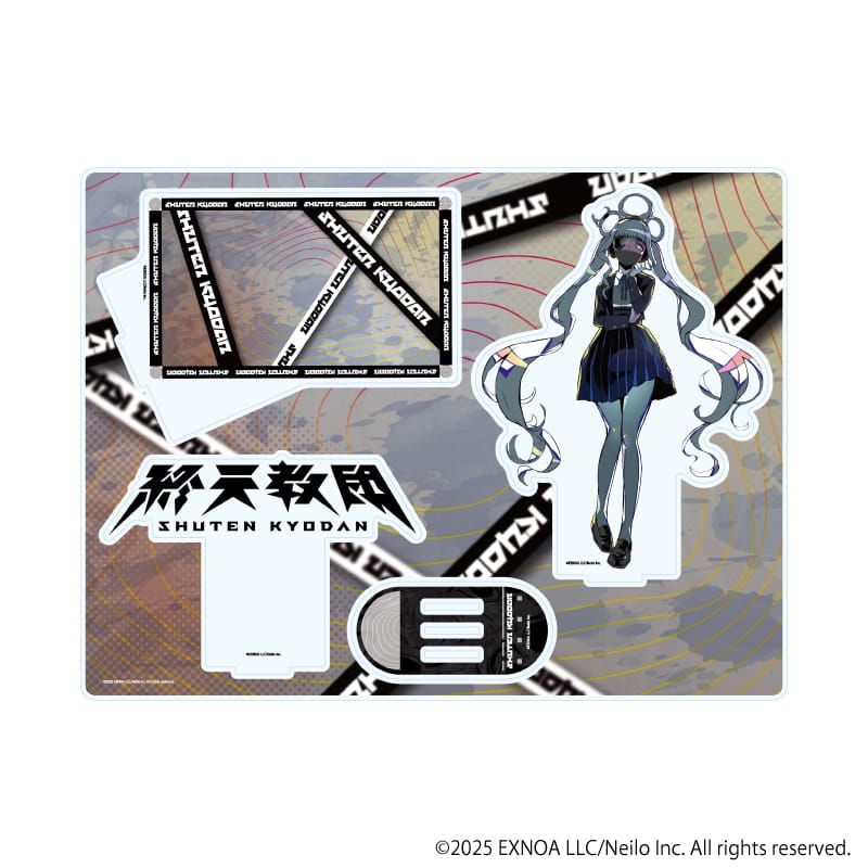 アクリルジオラマ「終天教団」06/黒四館仄(公式イラスト)｜アニメ