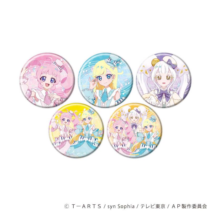 ホログラム缶バッジ(57mm)「ひみつのアイプリ」02/音楽の秋ver