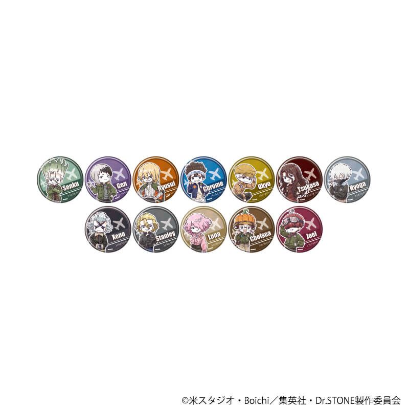 缶バッジ「Dr.STONE」32/フライトジャケットver. コンプリートセット