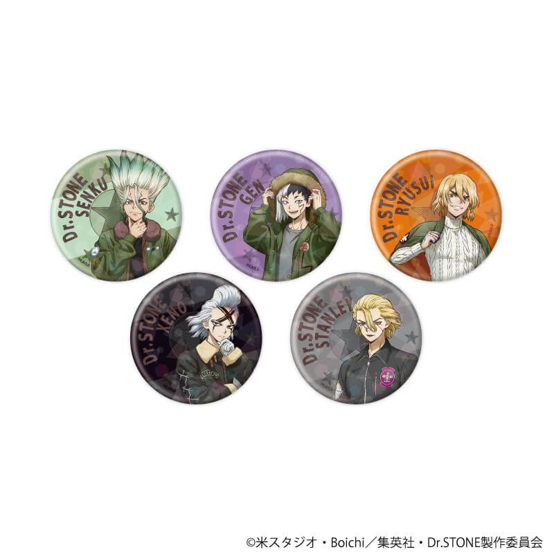 ホログラム缶バッジ(57mm)「Dr.STONE」06/フライトジャケットver