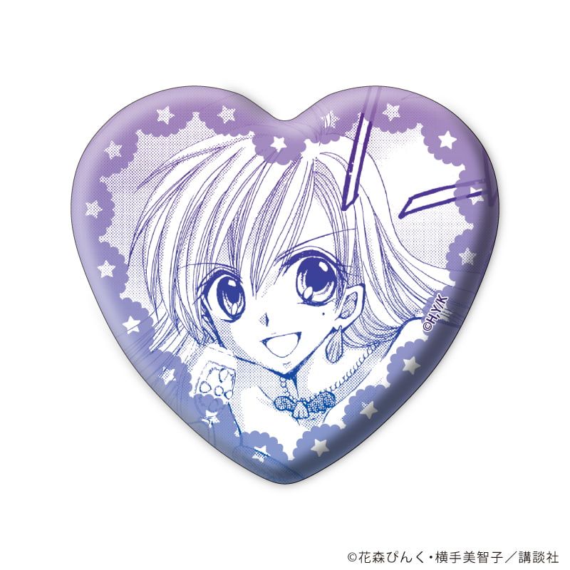 ハート型缶バッジ「マーメイドメロディーぴちぴちピッチ」02/アイドル