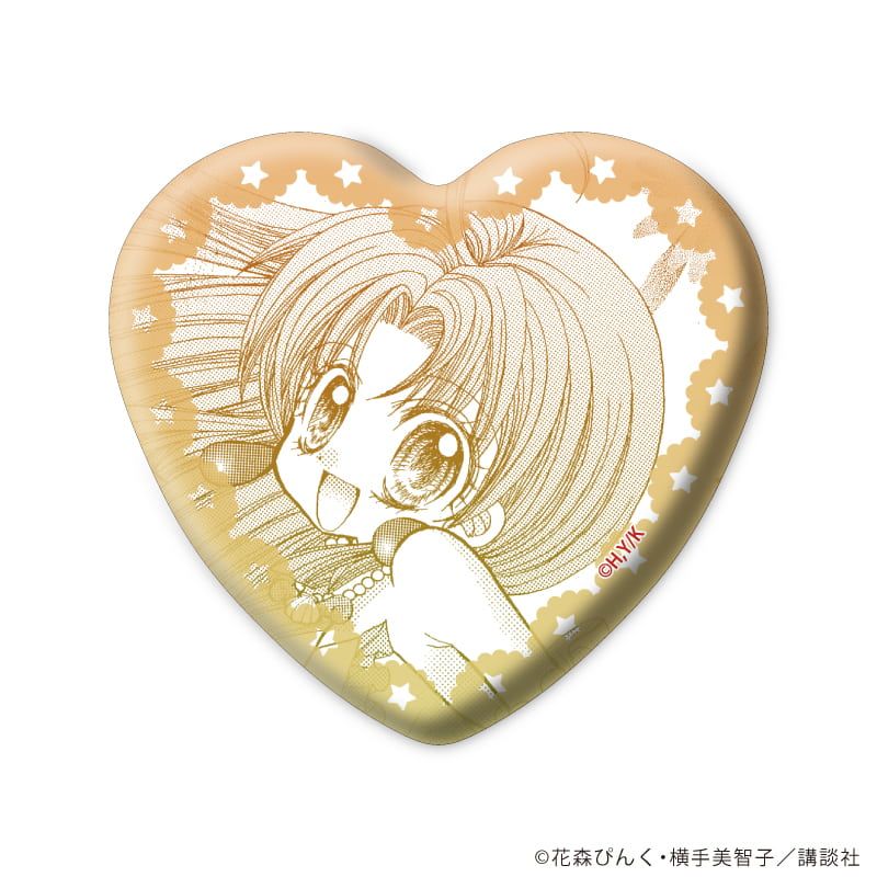 ハート型缶バッジ「マーメイドメロディーぴちぴちピッチ」02/アイドル