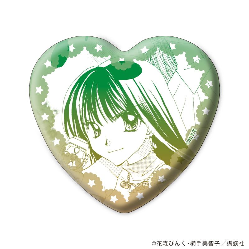 ハート型缶バッジ「マーメイドメロディーぴちぴちピッチ」01/アイドル