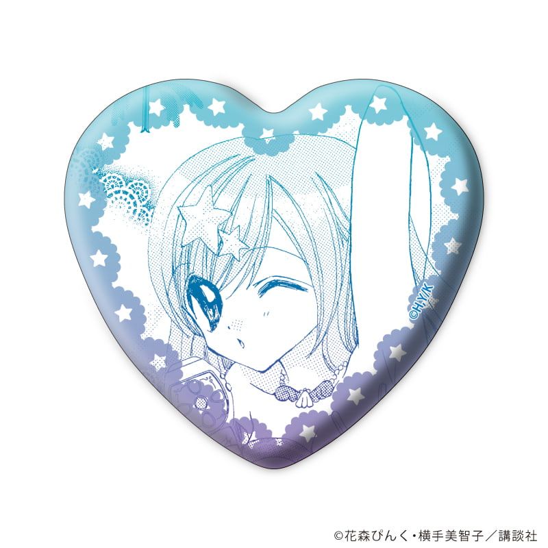 ハート型缶バッジ「マーメイドメロディーぴちぴちピッチ」01/アイドル