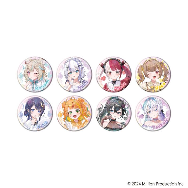 ホログラム缶バッジ(57mm)「Million Production」01/dreamy ver