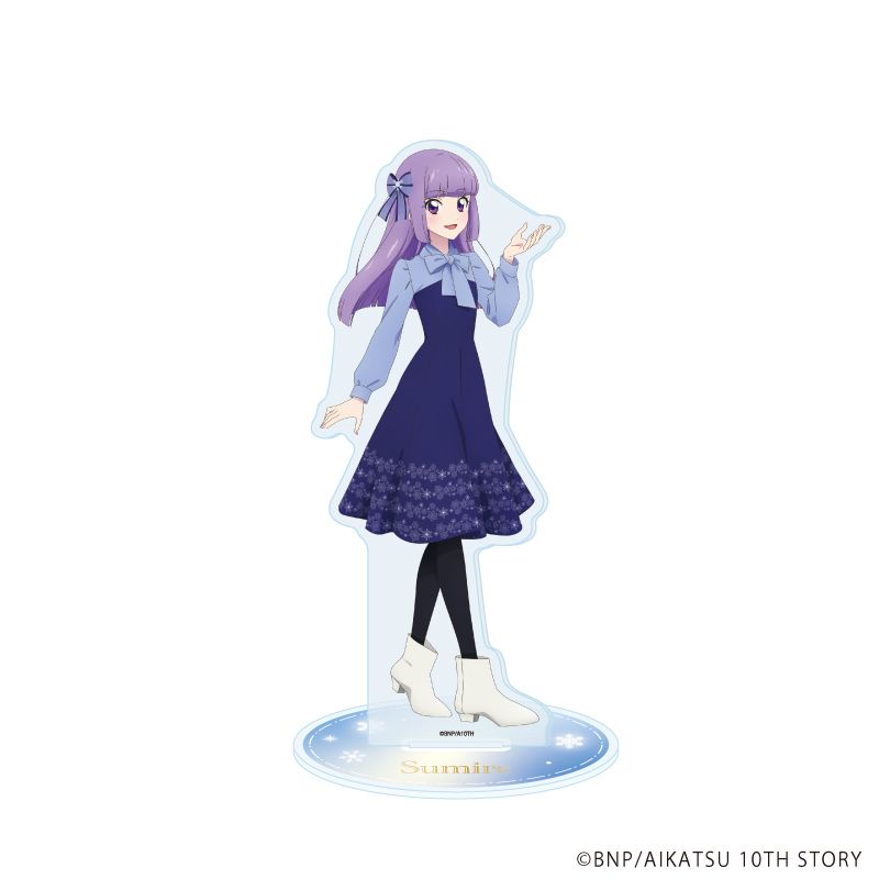 アクリルスタンド「アイカツ！」20/氷上スミレ 雪柄コーデver.(描き