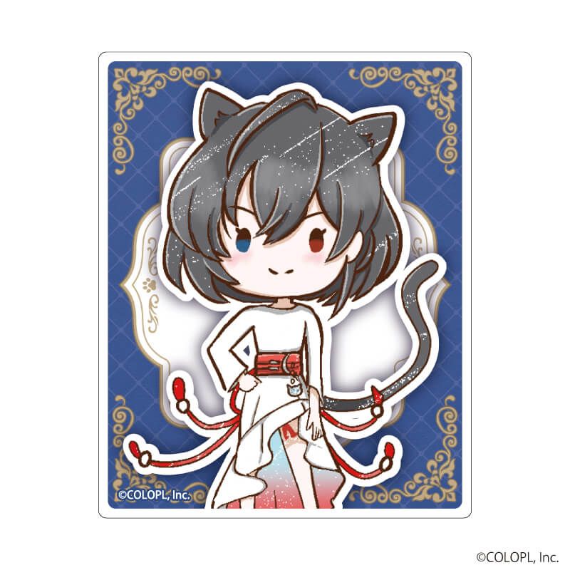 ミニクリアステッカー「白猫プロジェクト」01/猫の日ver. ブラインド(9