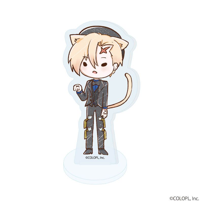 アクリルぷちスタンド「クイズRPG 魔法使いと黒猫のウィズ」01/猫の日