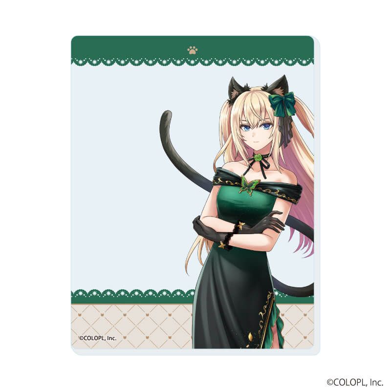 アクリルカード「クイズRPG 魔法使いと黒猫のウィズ」04/猫の日ver