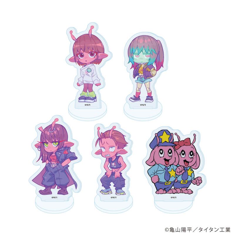 アクリルぷちスタンド「TVアニメ『銀河特急 ミルキー☆サブウェイ