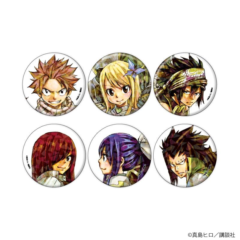 ホログラム缶バッジ(57mm)「FAIRY TAIL」02/コンプリートセット(全6種