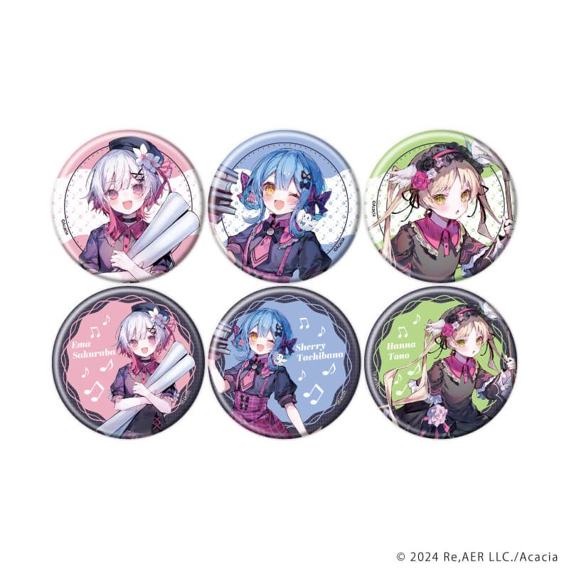 缶バッジ「魔法少女ノ魔女裁判」02/ショップ店員風ver. コンプリート