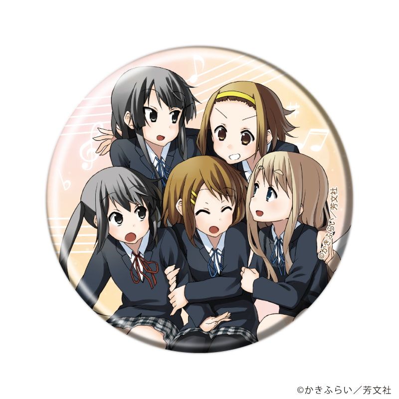 缶バッジ「けいおん！」01/ブラインド(7種)(公式イラスト)｜アニメ