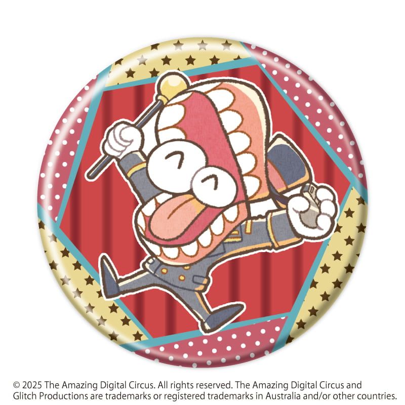 缶バッジ「アメイジング・デジタル・サーカス」01/駅員ver