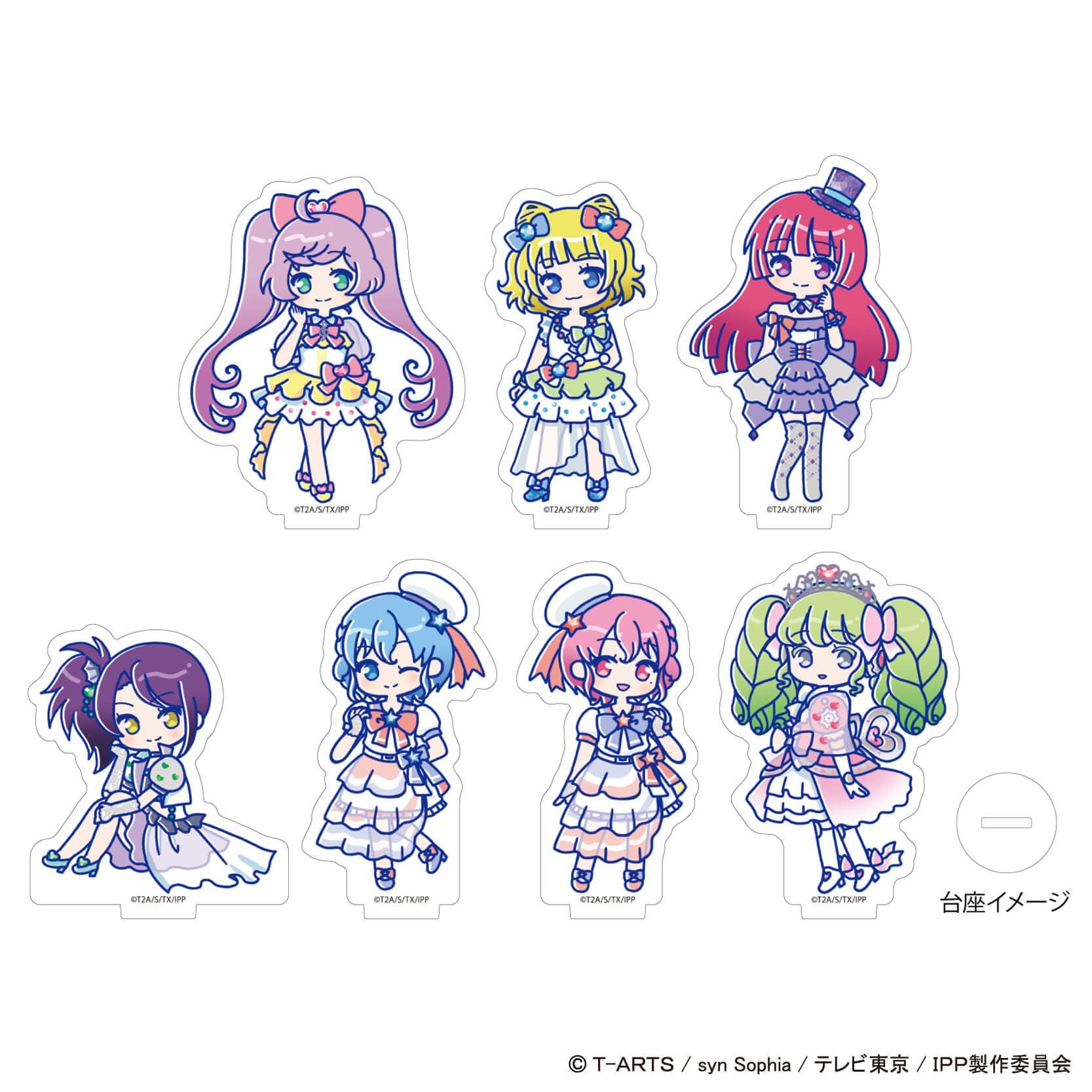 アクリルぷちスタンド「プリパラ」01/ブラインド(7種)(Candy art
