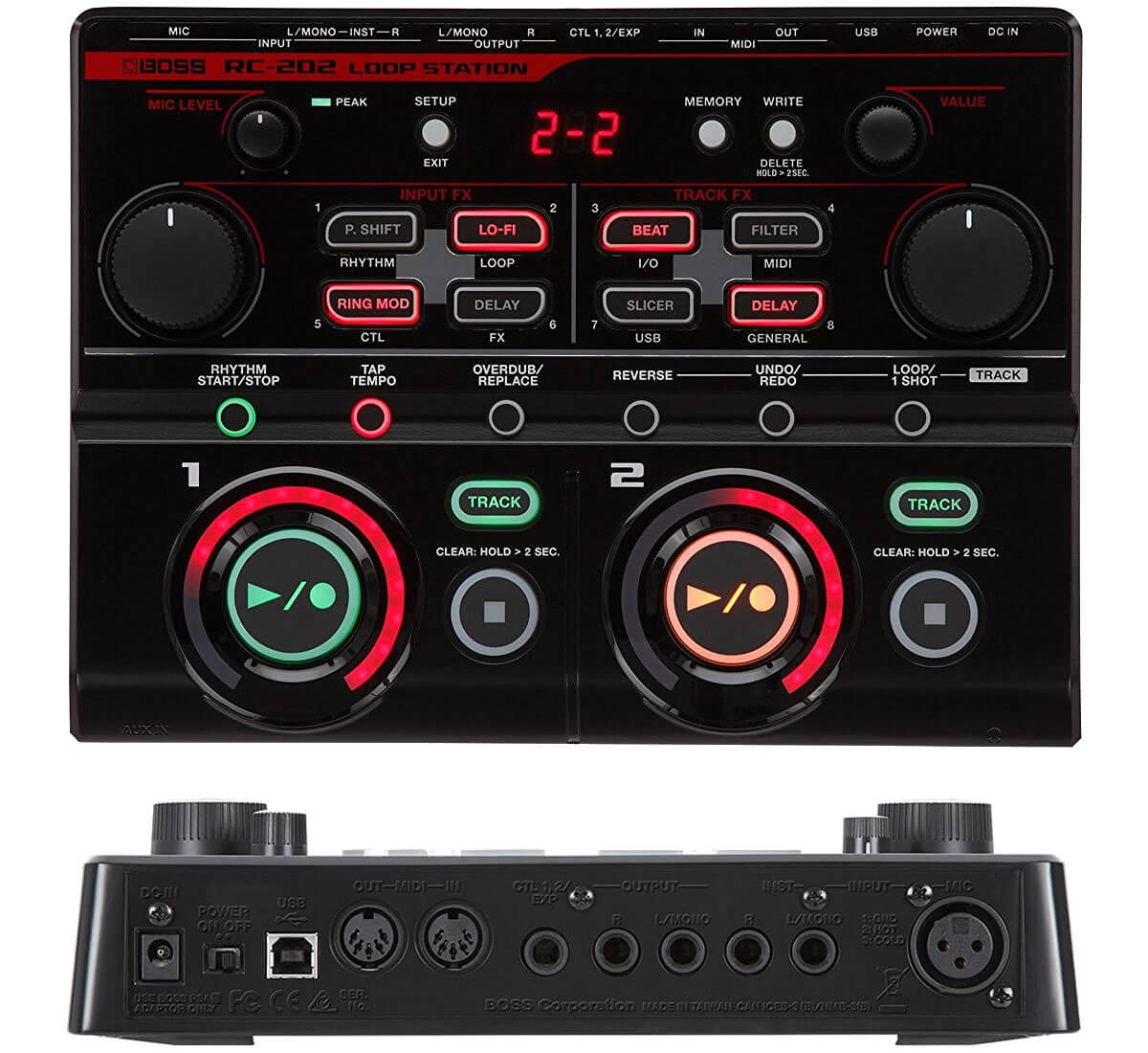 BOSS RC-202 Loop Station - BOSSのルーパー「RC-505」のデザインを