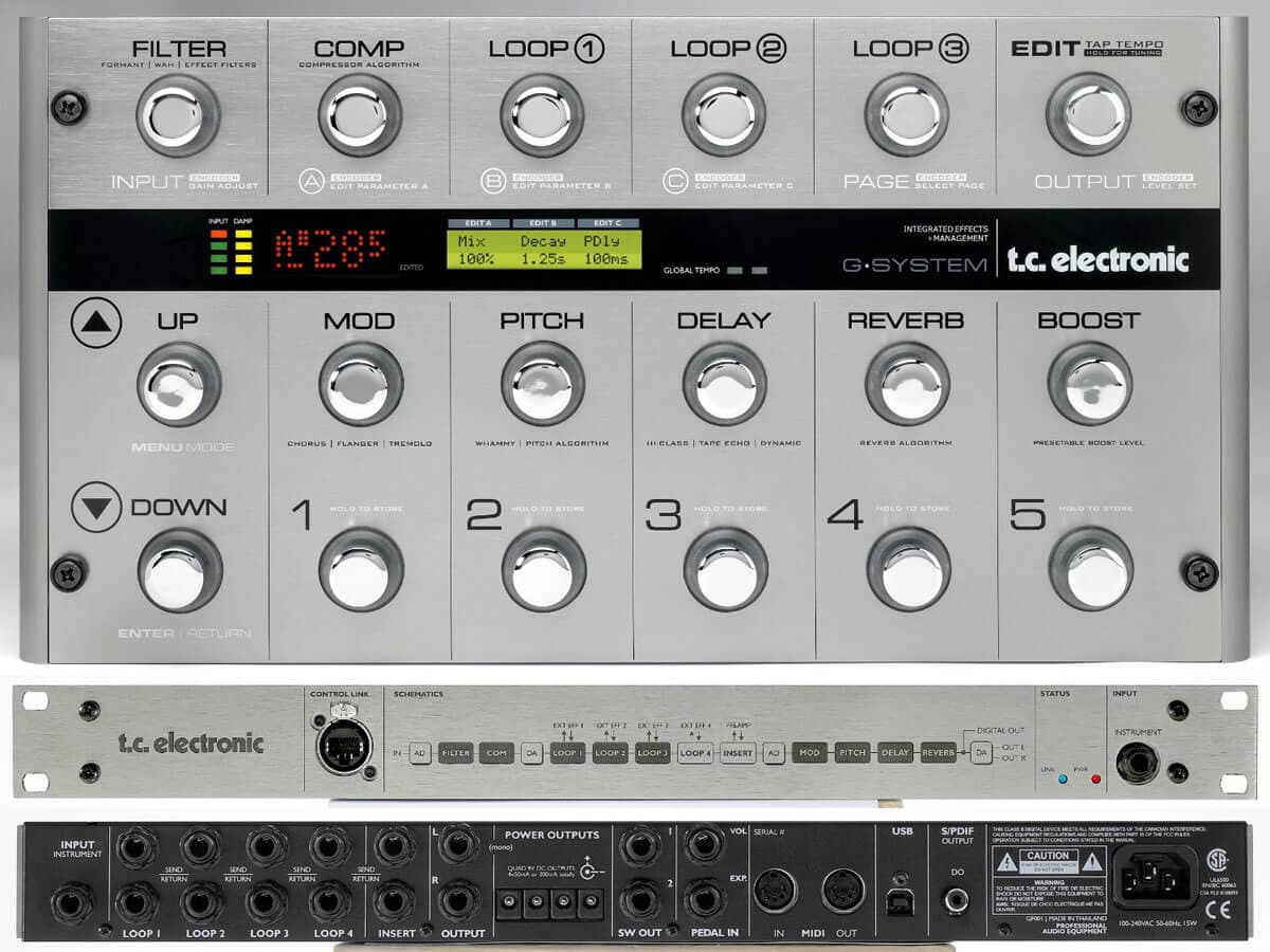 TC Electronic G-SYSTEM - TC electronicの高音質な空間系エフェクトを